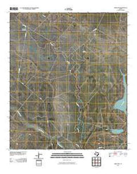 Girvin NW Texas Historical topographic map, 1:24000 scale, 7.5 X 7.5 Minute, Year 2010