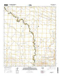 Girvin NW Texas Current topographic map, 1:24000 scale, 7.5 X 7.5 Minute, Year 2016