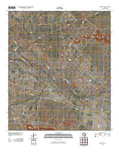 Girvin SE Texas Historical topographic map, 1:24000 scale, 7.5 X 7.5 Minute, Year 2010