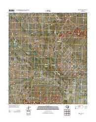 Girvin SE Texas Historical topographic map, 1:24000 scale, 7.5 X 7.5 Minute, Year 2012