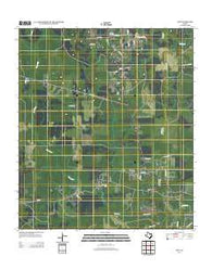 Gist Texas Historical topographic map, 1:24000 scale, 7.5 X 7.5 Minute, Year 2012