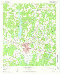 Gladewater Texas Historical topographic map, 1:24000 scale, 7.5 X 7.5 Minute, Year 1960