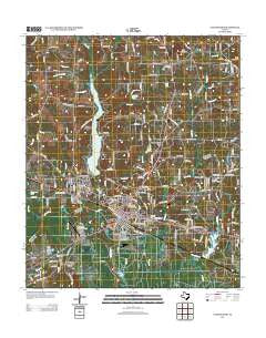 Gladewater Texas Historical topographic map, 1:24000 scale, 7.5 X 7.5 Minute, Year 2013
