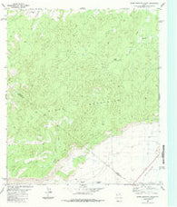 Glass Mountain Ranch Texas Historical topographic map, 1:24000 scale, 7.5 X 7.5 Minute, Year 1983