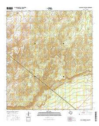 Glass Mountain Ranch Texas Current topographic map, 1:24000 scale, 7.5 X 7.5 Minute, Year 2016