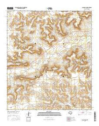 Glass Ranch Texas Current topographic map, 1:24000 scale, 7.5 X 7.5 Minute, Year 2016
