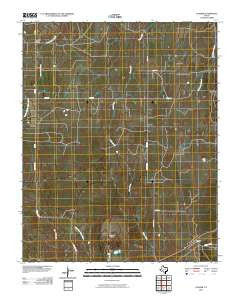 Glazier Texas Historical topographic map, 1:24000 scale, 7.5 X 7.5 Minute, Year 2010
