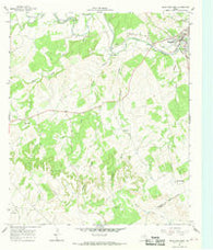 Glen Rose West Texas Historical topographic map, 1:24000 scale, 7.5 X 7.5 Minute, Year 1966