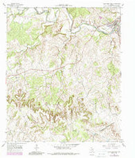 Glen Rose West Texas Historical topographic map, 1:24000 scale, 7.5 X 7.5 Minute, Year 1966