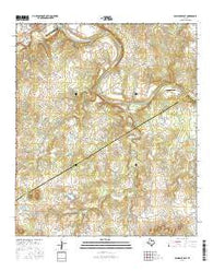 Glen Rose East Texas Current topographic map, 1:24000 scale, 7.5 X 7.5 Minute, Year 2016