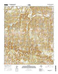 Glen Rose West Texas Current topographic map, 1:24000 scale, 7.5 X 7.5 Minute, Year 2016