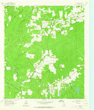 Glendale Texas Historical topographic map, 1:24000 scale, 7.5 X 7.5 Minute, Year 1962