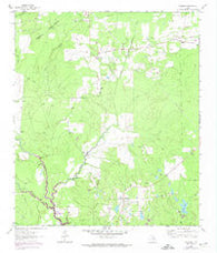 Glendale Texas Historical topographic map, 1:24000 scale, 7.5 X 7.5 Minute, Year 1962