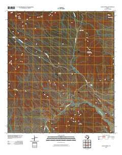 Glenn Spring Texas Historical topographic map, 1:24000 scale, 7.5 X 7.5 Minute, Year 2010