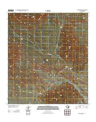 Glenn Spring Texas Historical topographic map, 1:24000 scale, 7.5 X 7.5 Minute, Year 2012