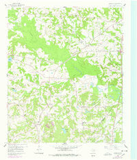 Glenwood Texas Historical topographic map, 1:24000 scale, 7.5 X 7.5 Minute, Year 1960