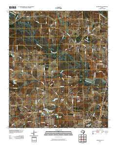 Glenwood Texas Historical topographic map, 1:24000 scale, 7.5 X 7.5 Minute, Year 2010
