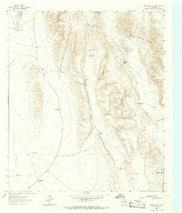 Goat Canyon Texas Historical topographic map, 1:24000 scale, 7.5 X 7.5 Minute, Year 1964