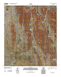 Goat Canyon Texas Historical topographic map, 1:24000 scale, 7.5 X 7.5 Minute, Year 2010