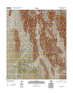 Goat Canyon Texas Historical topographic map, 1:24000 scale, 7.5 X 7.5 Minute, Year 2012