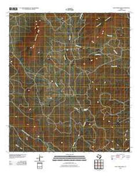 Goat Mountain Texas Historical topographic map, 1:24000 scale, 7.5 X 7.5 Minute, Year 2010