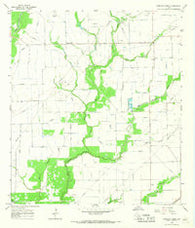Gobbler Creek Texas Historical topographic map, 1:24000 scale, 7.5 X 7.5 Minute, Year 1965