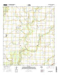 Gobbler Creek Texas Current topographic map, 1:24000 scale, 7.5 X 7.5 Minute, Year 2016