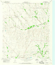 Gober Texas Historical topographic map, 1:24000 scale, 7.5 X 7.5 Minute, Year 1964