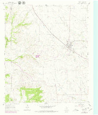 Godley Texas Historical topographic map, 1:24000 scale, 7.5 X 7.5 Minute, Year 1961