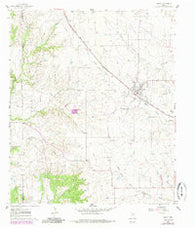 Godley Texas Historical topographic map, 1:24000 scale, 7.5 X 7.5 Minute, Year 1961