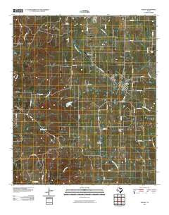 Godley Texas Historical topographic map, 1:24000 scale, 7.5 X 7.5 Minute, Year 2010