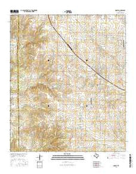 Godley Texas Current topographic map, 1:24000 scale, 7.5 X 7.5 Minute, Year 2016