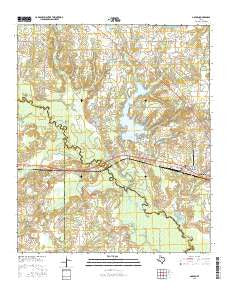 Golden Texas Current topographic map, 1:24000 scale, 7.5 X 7.5 Minute, Year 2016