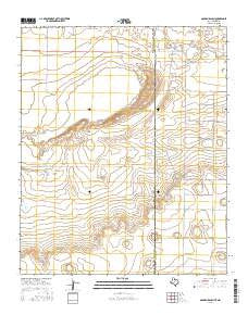 Golden Ranch Texas Current topographic map, 1:24000 scale, 7.5 X 7.5 Minute, Year 2016