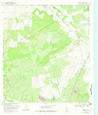 Goldfinch Texas Historical topographic map, 1:24000 scale, 7.5 X 7.5 Minute, Year 1968