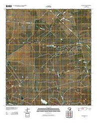 Goldfinch Texas Historical topographic map, 1:24000 scale, 7.5 X 7.5 Minute, Year 2010