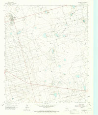 Goldsmith Texas Historical topographic map, 1:24000 scale, 7.5 X 7.5 Minute, Year 1965