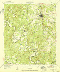 Goldthwaite Texas Historical topographic map, 1:62500 scale, 15 X 15 Minute, Year 1950