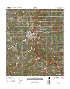 Goldthwaite Texas Historical topographic map, 1:24000 scale, 7.5 X 7.5 Minute, Year 2013
