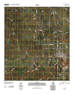 Goliad Texas Historical topographic map, 1:24000 scale, 7.5 X 7.5 Minute, Year 2010