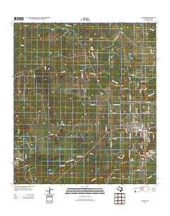 Goliad Texas Historical topographic map, 1:24000 scale, 7.5 X 7.5 Minute, Year 2013