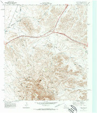 Gomez Peak Texas Historical topographic map, 1:24000 scale, 7.5 X 7.5 Minute, Year 1970