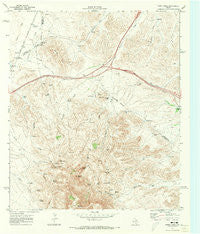 Gomez Peak Texas Historical topographic map, 1:24000 scale, 7.5 X 7.5 Minute, Year 1970