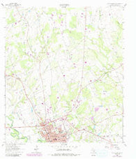 Gonzales North Texas Historical topographic map, 1:24000 scale, 7.5 X 7.5 Minute, Year 1962