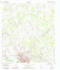 Gonzales North Texas Historical topographic map, 1:24000 scale, 7.5 X 7.5 Minute, Year 1962