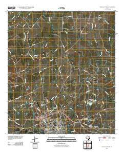 Gonzales North Texas Historical topographic map, 1:24000 scale, 7.5 X 7.5 Minute, Year 2010