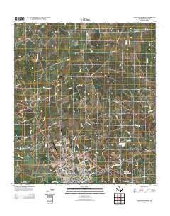 Gonzales North Texas Historical topographic map, 1:24000 scale, 7.5 X 7.5 Minute, Year 2013