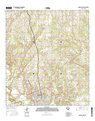 Gonzales North Texas Current topographic map, 1:24000 scale, 7.5 X 7.5 Minute, Year 2016