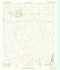 Gooch Lake Texas Historical topographic map, 1:24000 scale, 7.5 X 7.5 Minute, Year 1969