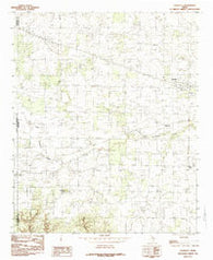 Goodlett Texas Historical topographic map, 1:24000 scale, 7.5 X 7.5 Minute, Year 1984